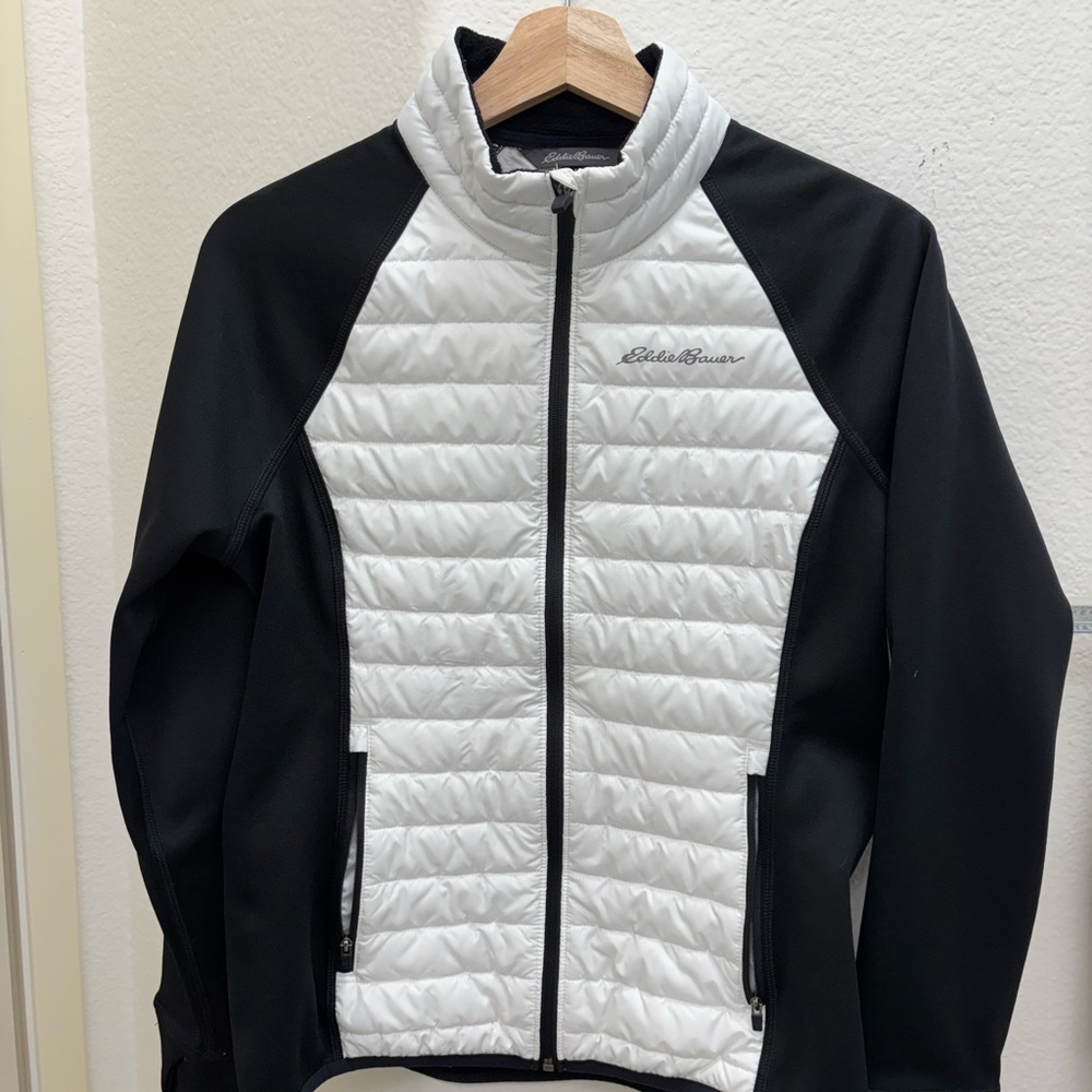 Eddie Bauer Women's Black and White Jacket